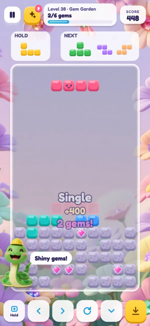 Noodle's Block Drop screenshot 2