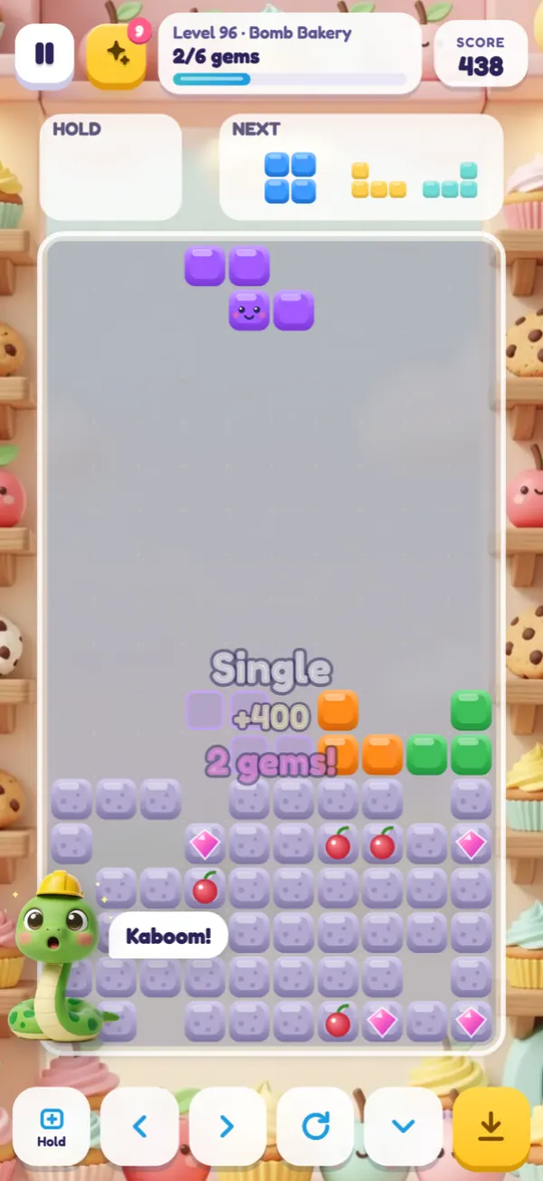 Noodle's Block Drop screenshot 3